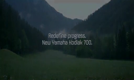 雅马哈Yamaha Kodiak 700—Redefine Progress创意广告